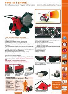 FIRE 45 1 SPEED. Generador de rayos infrarrojos.