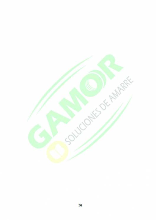 GAMOR. Soluciones de amarre 41