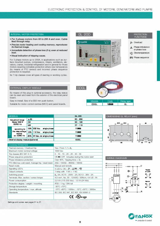 General Catalogue Low Voltage FANOX 11