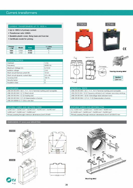 General Catalogue Low Voltage FANOX 28