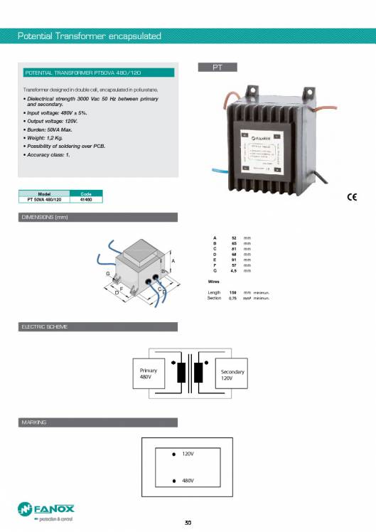 General Catalogue Low Voltage FANOX 30