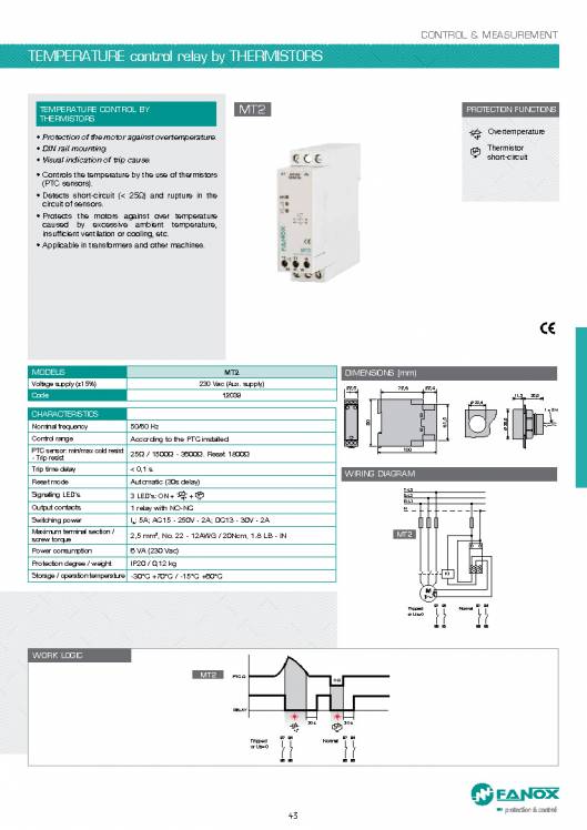 General Catalogue Low Voltage FANOX 43