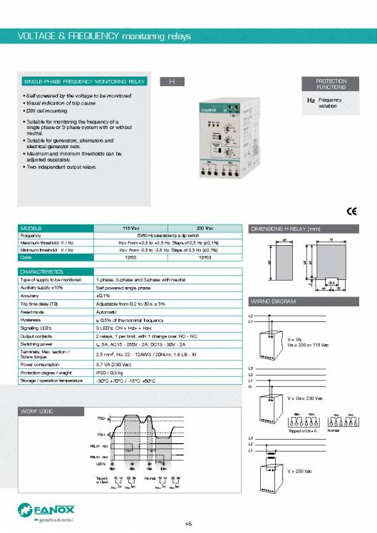 General Catalogue Low Voltage FANOX 46