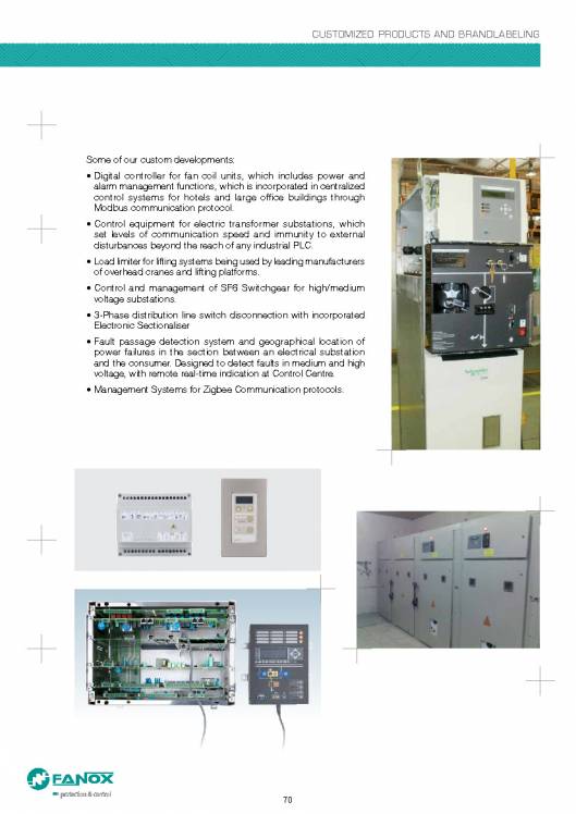 General Catalogue Low Voltage FANOX 70