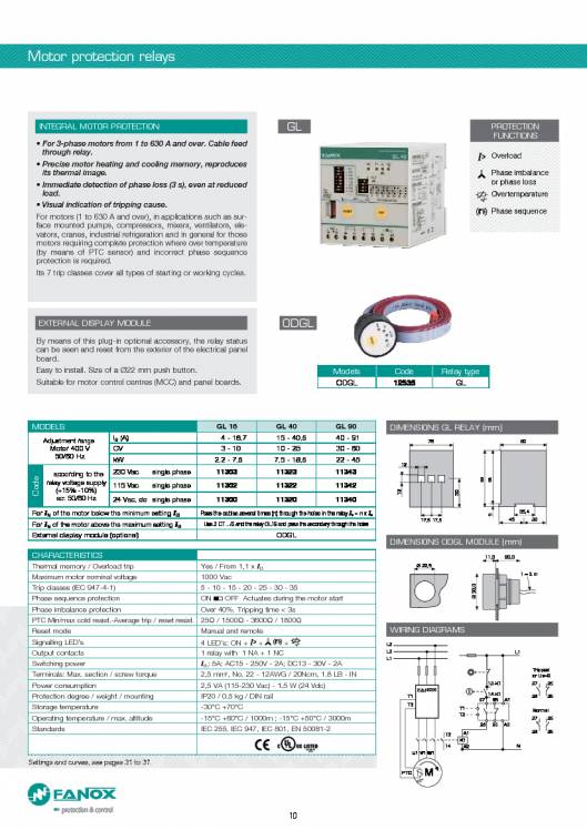 General Catalogue Low Voltage FANOX 10