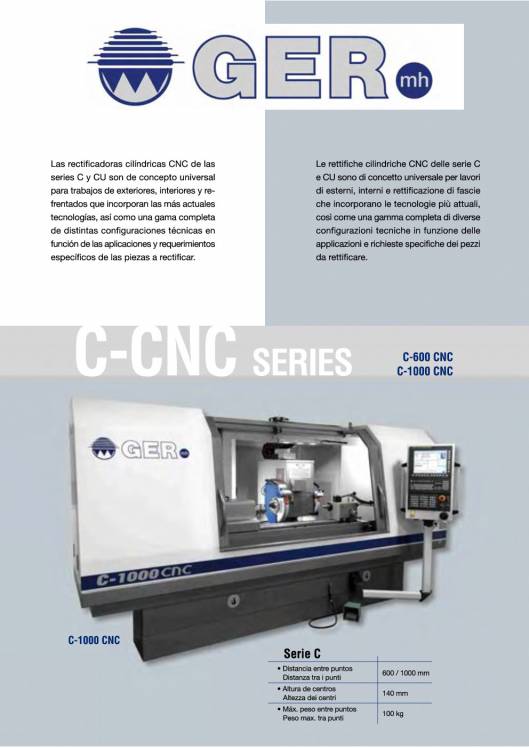 GER. Rectificadoras cilíndricas 2