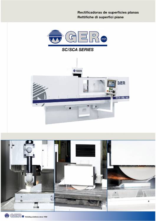 GER SC-SCA. Rectificadoras de superficies planas 1