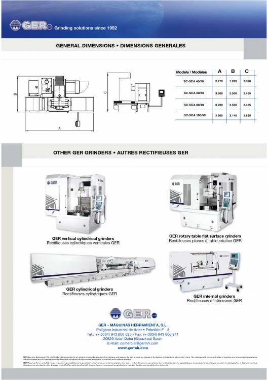 GER SC-SCA. Rectificadoras de superficies planas 6
