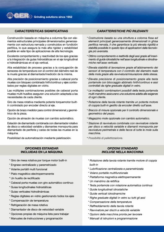 GER UVG-CNC. Rectificadoras cilíndricas verticales universales 3