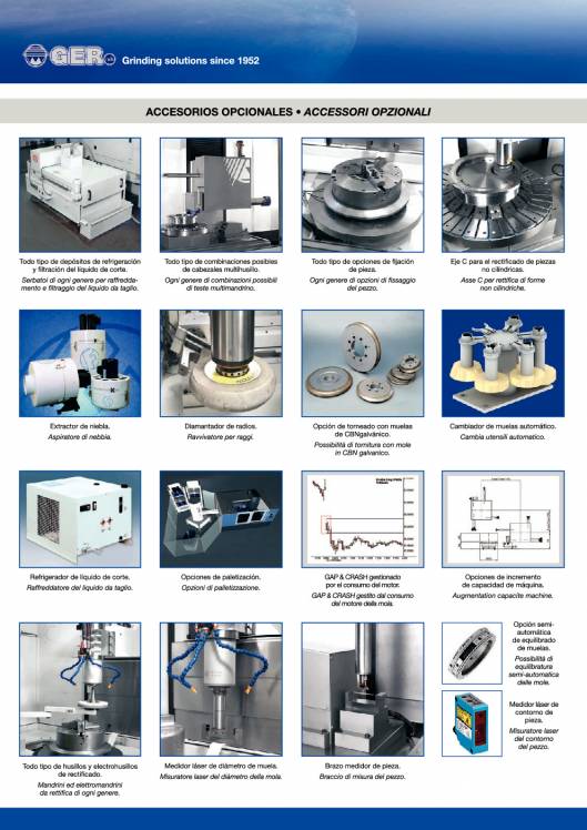 GER UVG-CNC. Rectificadoras cilíndricas verticales universales 5