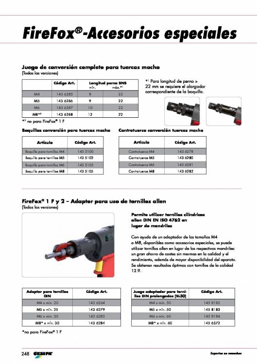 GESIPA. Remachadora-Neumatica-FIREFOX-Tuercas-Remachables 23