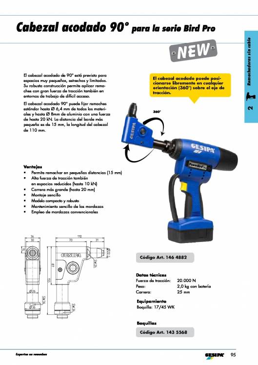 GESIPA. Remachadoras 18