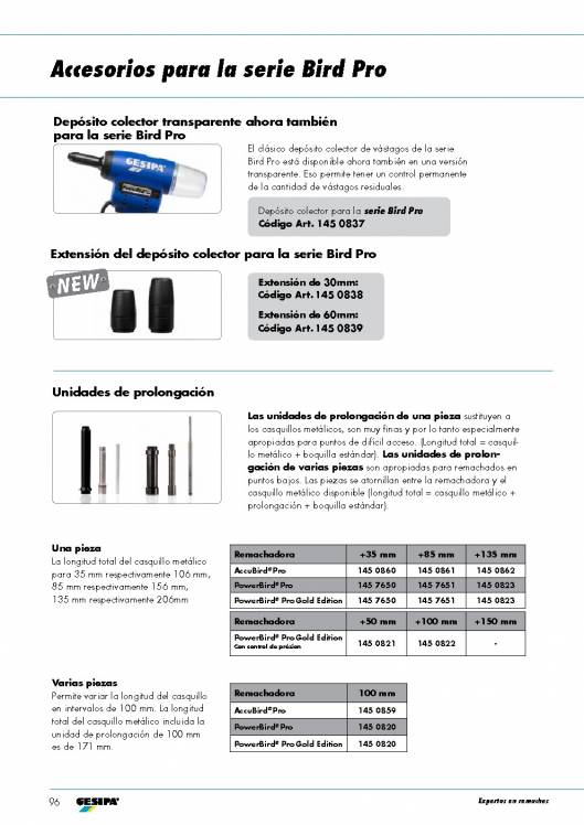 GESIPA. Remachadoras 19