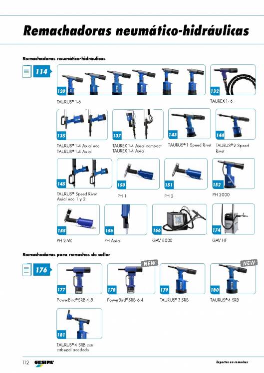 GESIPA. Remachadoras 35