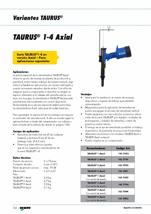 GESIPA. Remachadoras 59