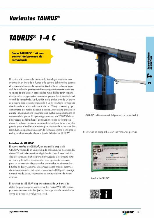 GESIPA. Remachadoras 64