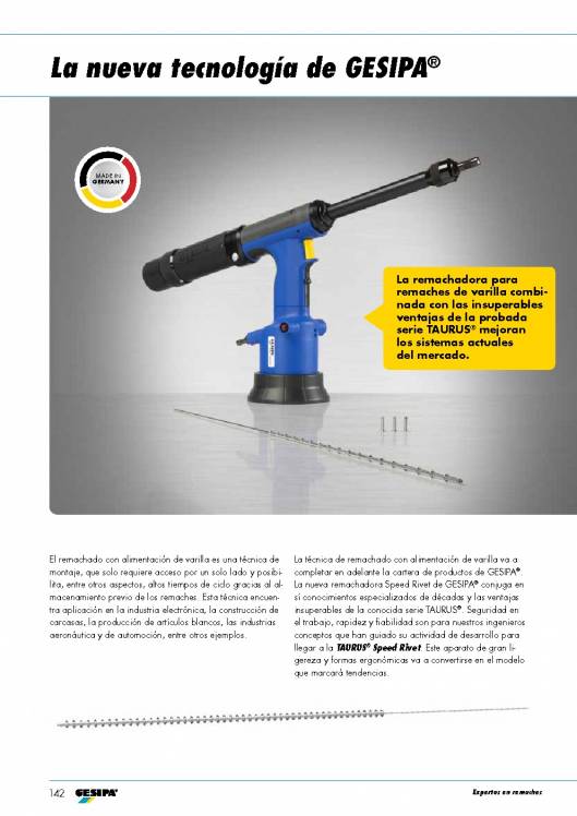 GESIPA. Remachadoras 65