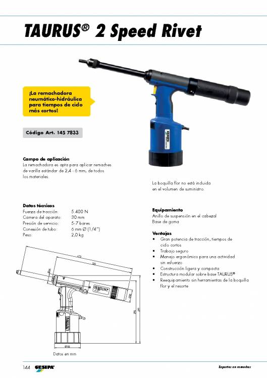 GESIPA. Remachadoras 67