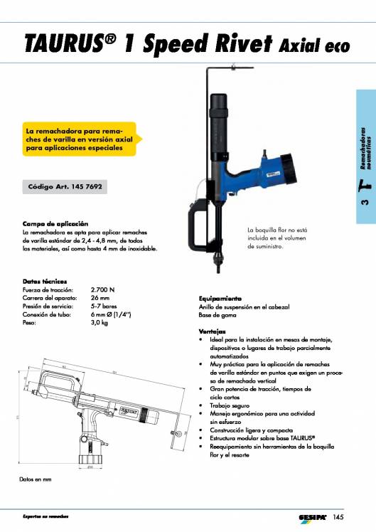GESIPA. Remachadoras 68