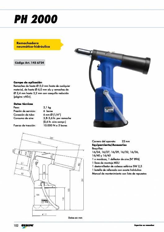GESIPA. Remachadoras 75