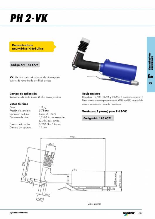GESIPA. Remachadoras 78