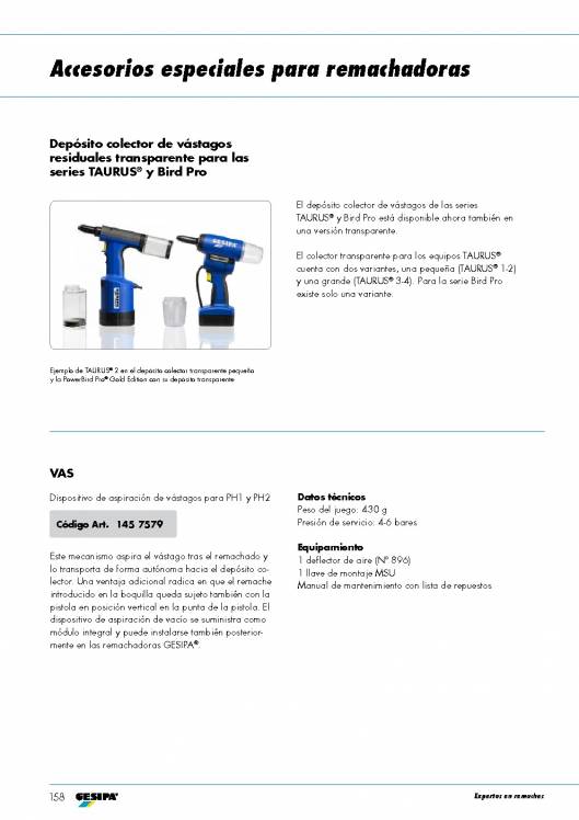 GESIPA. Remachadoras 81