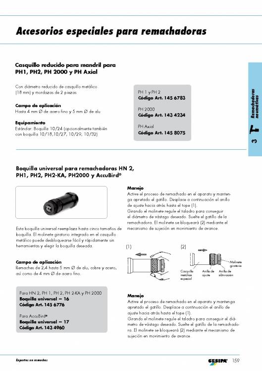 GESIPA. Remachadoras 82