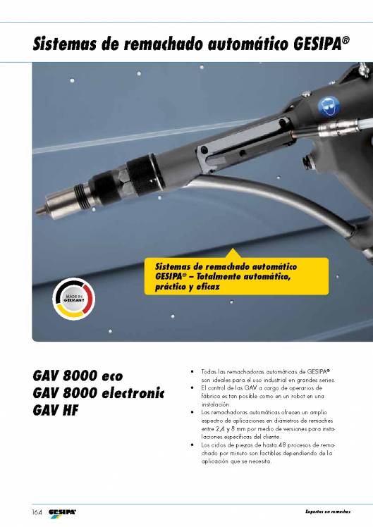 GESIPA. Remachadoras 87