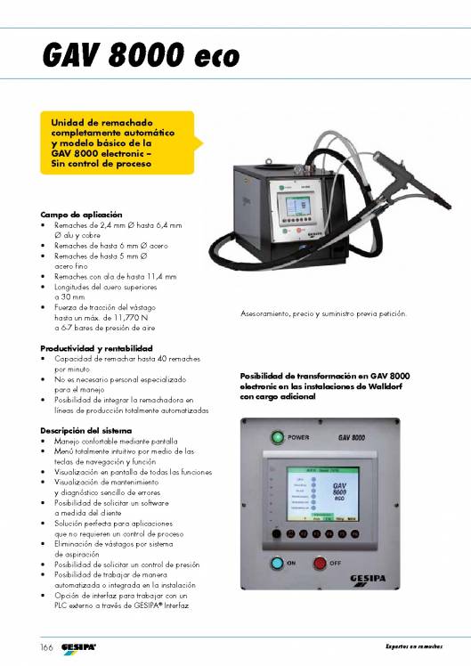 GESIPA. Remachadoras 89