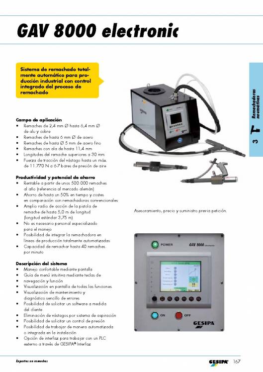 GESIPA. Remachadoras 90