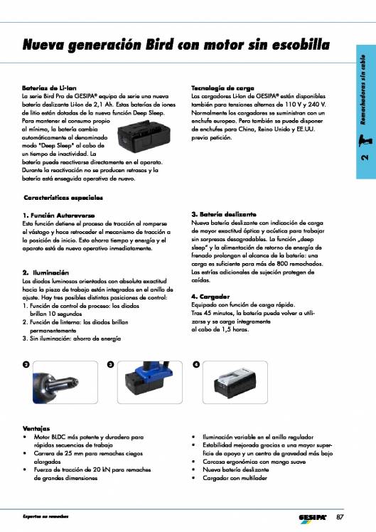 GESIPA. Remachadoras 10