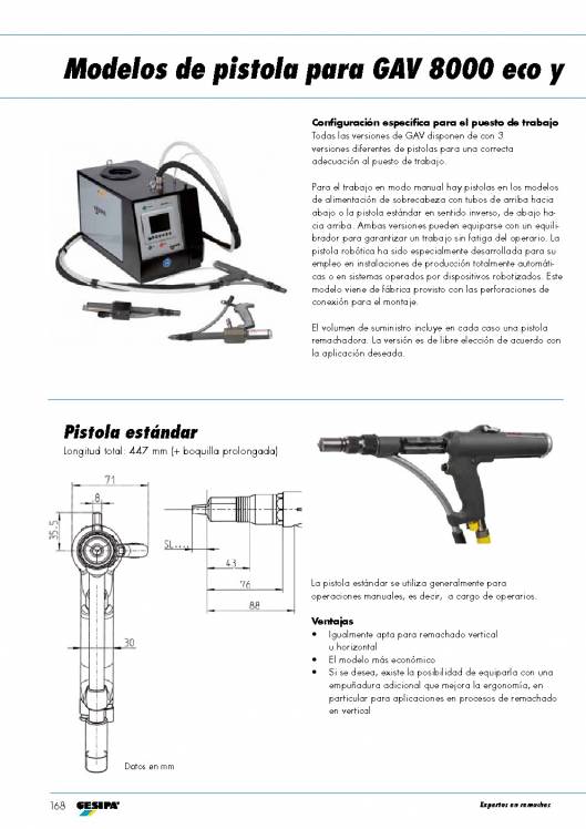 GESIPA. Remachadoras 91