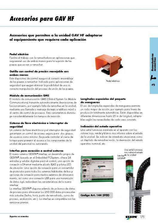 GESIPA. Remachadoras 98