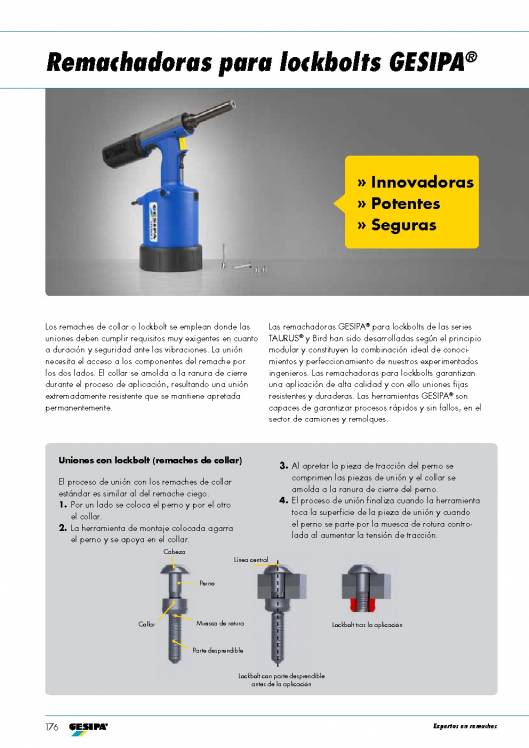 GESIPA. Remachadoras 99