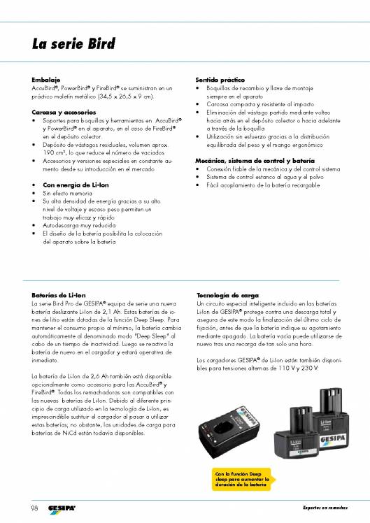 GESIPA. Remachadoras-a-bateria-AccuBird-PowerBird 2