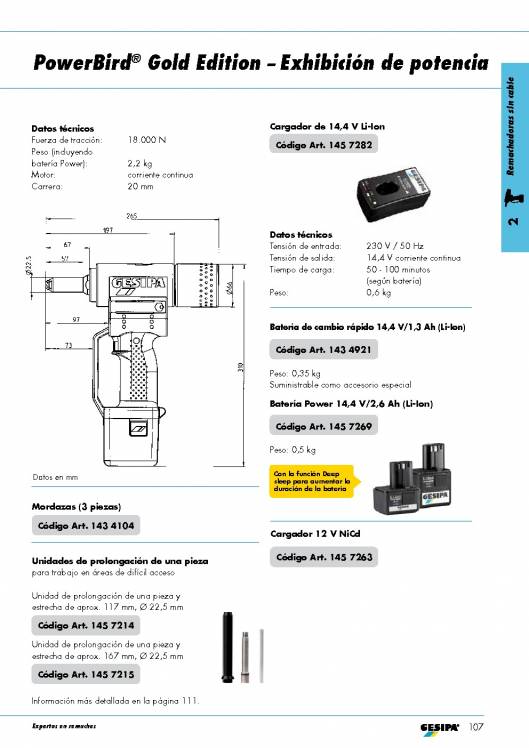 GESIPA. Remachadoras-a-bateria-AccuBird-PowerBird 11