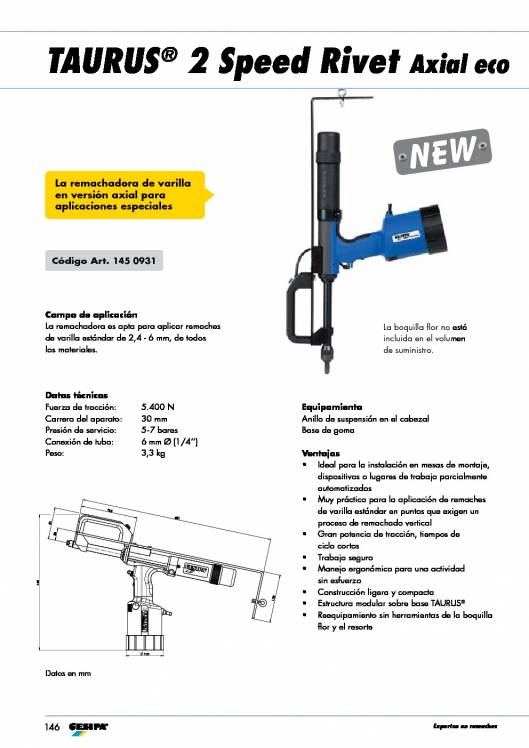GESIPA. Remachadoras-Neumaticas-remaches-SPEED-RIVET 5