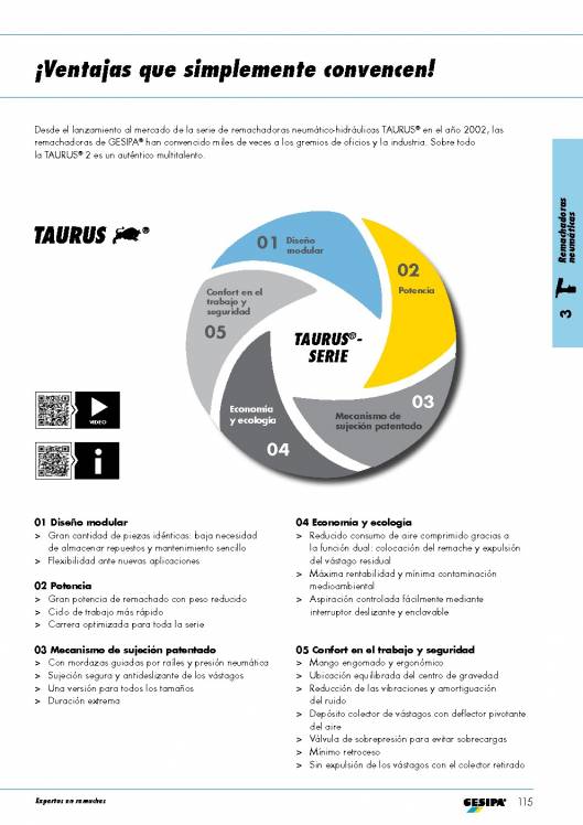 GESIPA. Remachadoras-Neumaticas-TAURUS 2