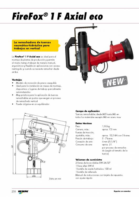 GESIPA. Remachadoras para tuercas remachables 29