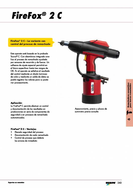 GESIPA. Remachadoras para tuercas remachables 34