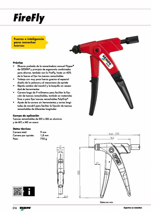 GESIPA. Remachadoras para tuercas remachables 7