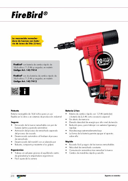 GESIPA. Remachadoras para tuercas remachables 9