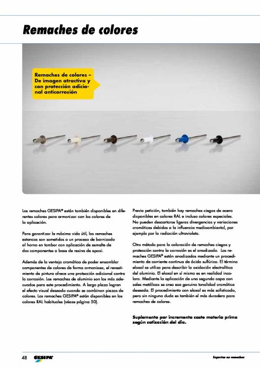 GESIPA. Remaches. 23