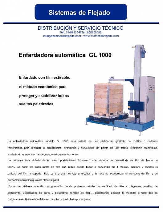 GL 1000. Enfardadora automática 1
