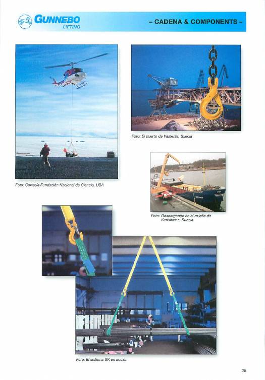 GUNNEBO. Accesorios de elevación de grado 80. 25