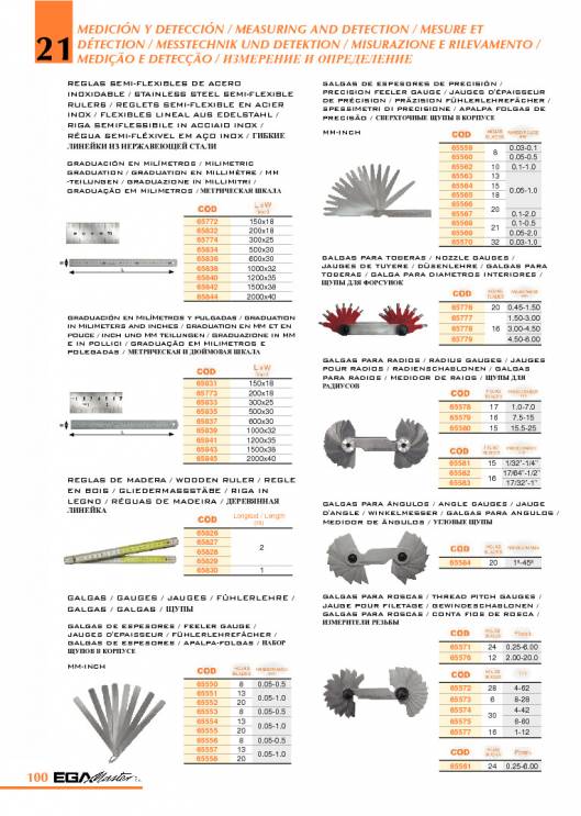 Herramientas para Mecanica de EGA MASTER. 106