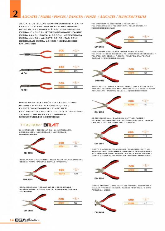 Herramientas para Mecanica de EGA MASTER. 20