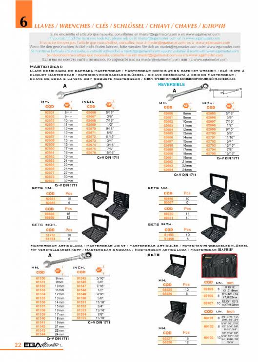 Herramientas para Mecanica de EGA MASTER. 28