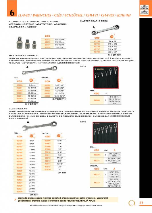 Herramientas para Mecanica de EGA MASTER. 29
