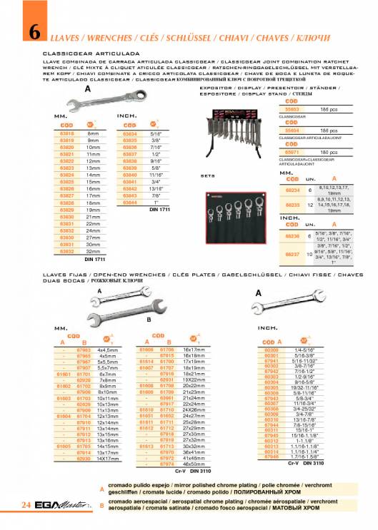 Herramientas para Mecanica de EGA MASTER. 30